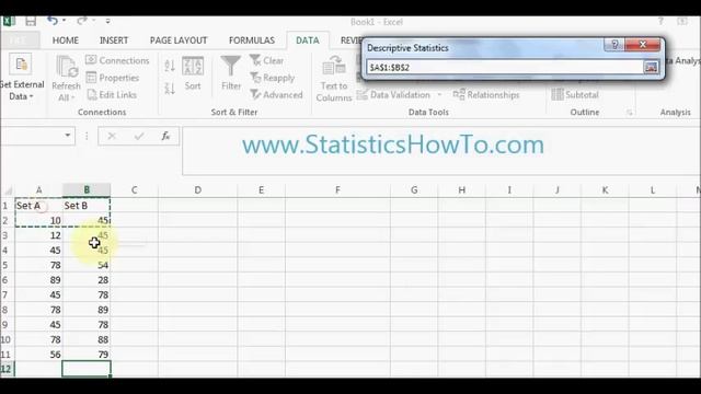 How to Find Standard Error in Excel 2013 смотреть онлайн