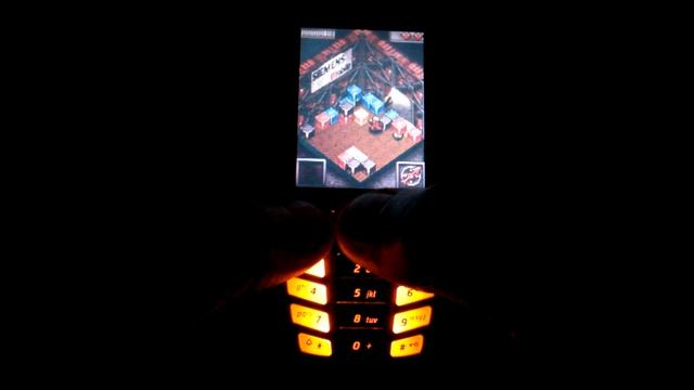 Игра Stack Attack Advanced в Siemens M65. Снимал ночью. смотреть онлайн