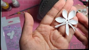 #dies_Fantasy Мастер-класс Орхидея Ангел Цветы своими руками для скрапбукинга