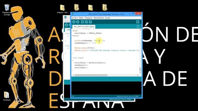 Librerías y Hardware Libre para Matriz 8x8 LEDs con Arduino смотреть онлайн