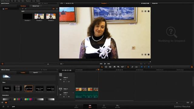 Четырнадцатый урок по "DaVinci Resolve" - другие виды текста смотреть онлайн