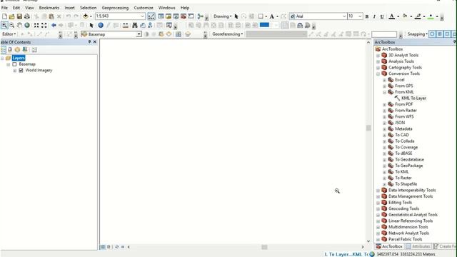 فتح ملفات جوجل ايرث على برنامج الارك ماب - Open Google Earth Files (KML-KMZ) on ArcGIS 10.8 смотреть онлайн