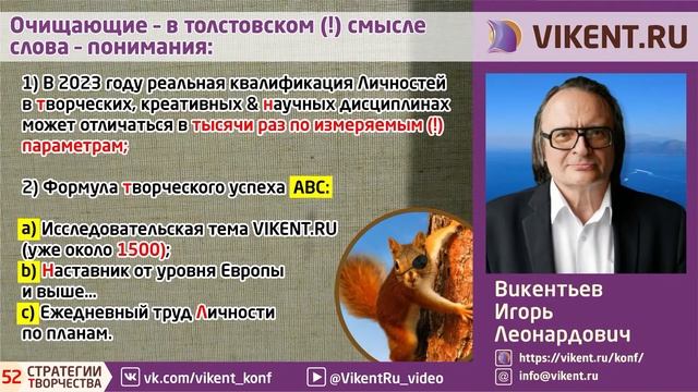 ОТКРЫТИЕ & ЗАКРЫТИЕ 52-й КОНФЕРЕНЦИИ «Стратегии творчества» 14 мая 2023 года смотреть онлайн