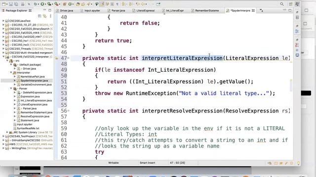 CSC549 11/16/20 Literal and DoMath Expressions смотреть онлайн