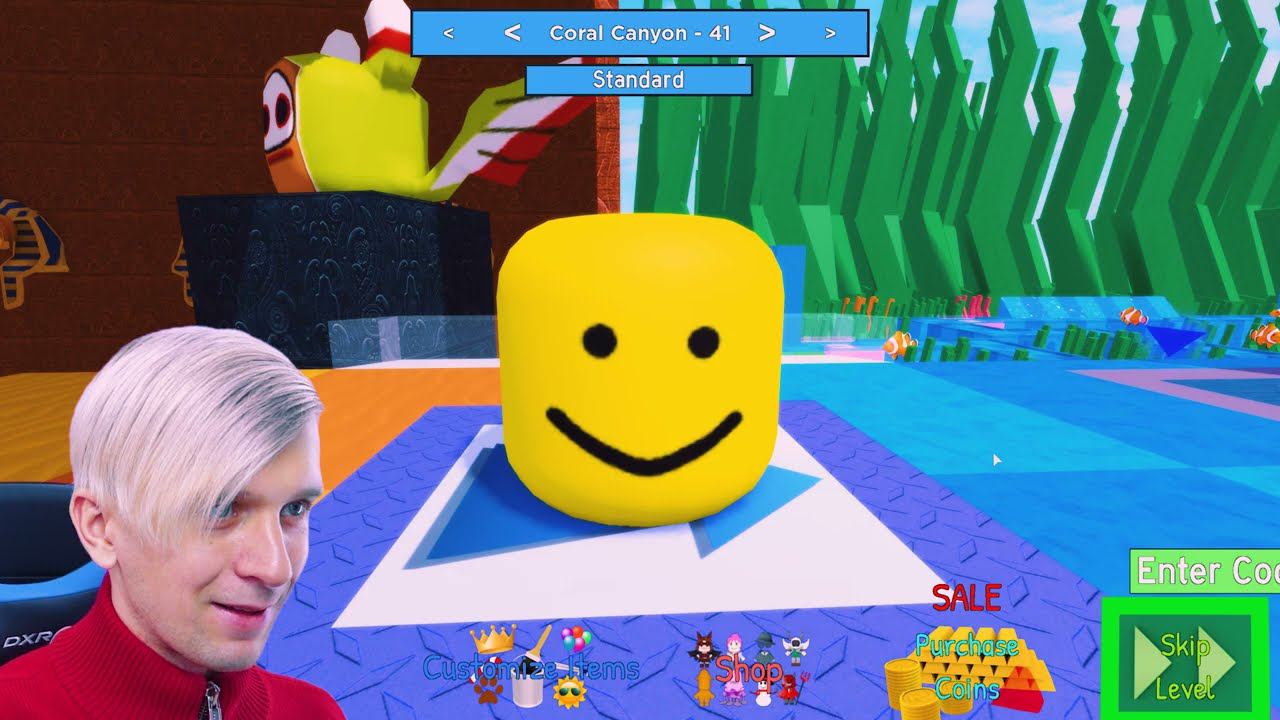 Управляю ГОЛОВОЙ НУБА Я в ШАРЕ Качусь Как КОЛОБОК! смотреть онлайн