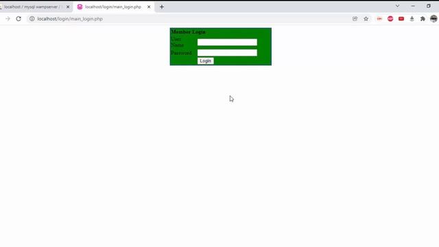 LOGIN FORM IN PHP AND MYSQL смотреть онлайн