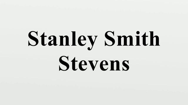 Stanley Smith Stevens смотреть онлайн