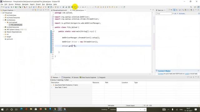 How to Upload File in Selenium using SendKeys смотреть онлайн