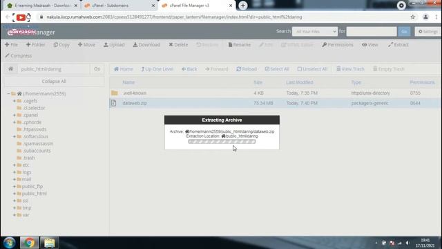 cara instal e learning madrasah 4.5.1 versi hosting смотреть онлайн