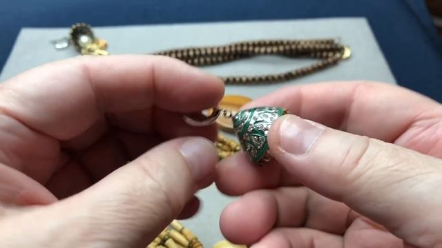 Комплект с АМЕТИСТОМ. Комплект с ДЕРЕВОМ. Переделка украшений для Марины из Панамы. Часть 9. смотреть онлайн