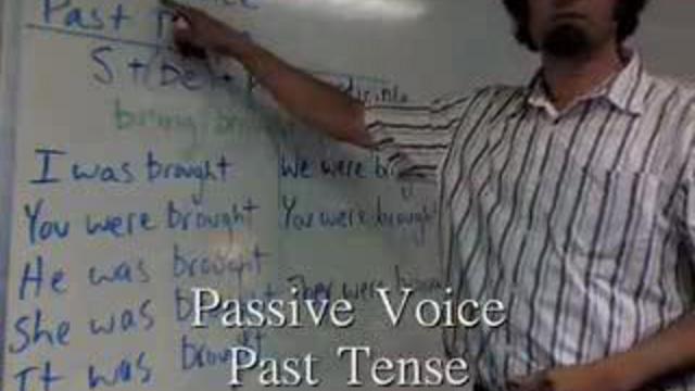 Урок 12.4. The Passive Voice -- Past Tense смотреть онлайн