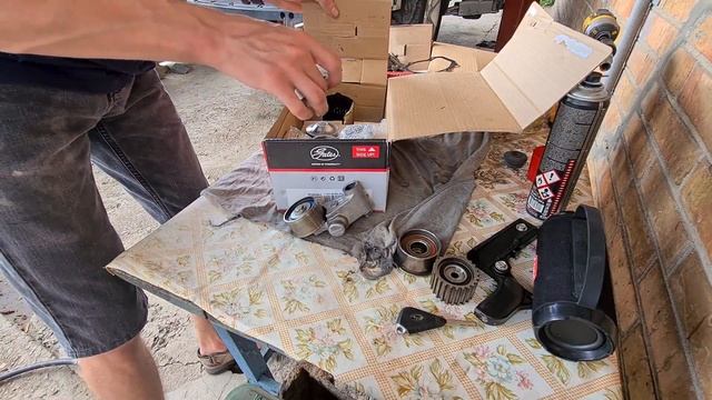 Комплект ГРМ Gates. Сравнение с оригиналом на примере SUBARU EJ 253 смотреть онлайн