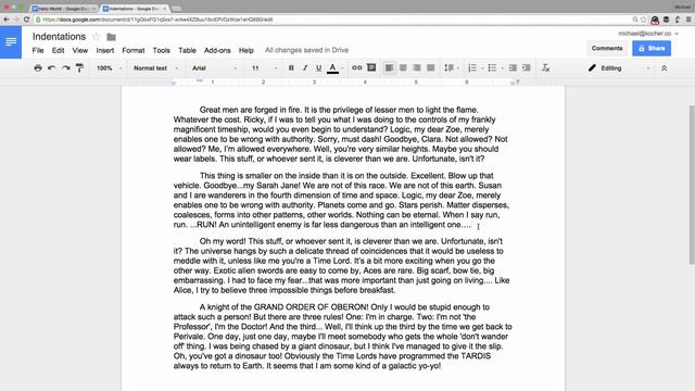 How Tabs & Indents work in Google Docs смотреть онлайн