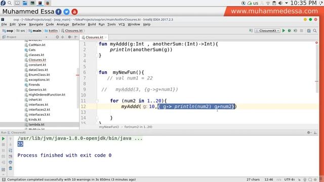 54 Kotlin Advance Closures OOP смотреть онлайн