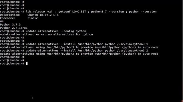How To Configure Python3 as Default interpretter on Ubuntu 18.04.2 LTS смотреть онлайн