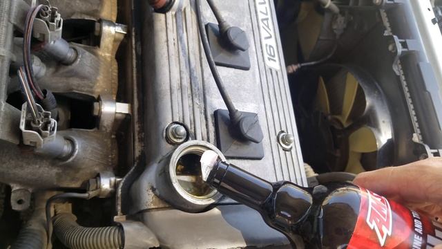 1995 Toyota Celica 1.8L AMSOIL Engine Flush & Signature Series 100% Synthetic Oil Change