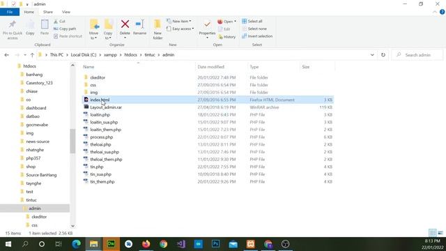 PHP#22MySQL#18 - Thêm, Xóa, Sửa TIN - admin index смотреть онлайн