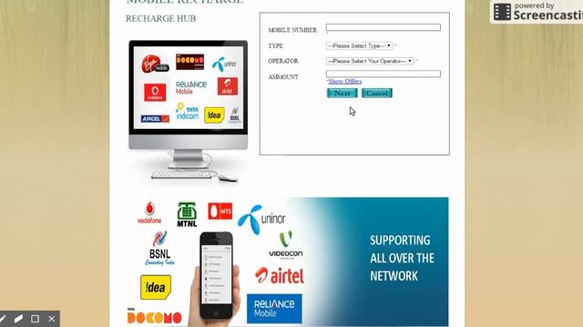 online mobile recharge php project смотреть онлайн