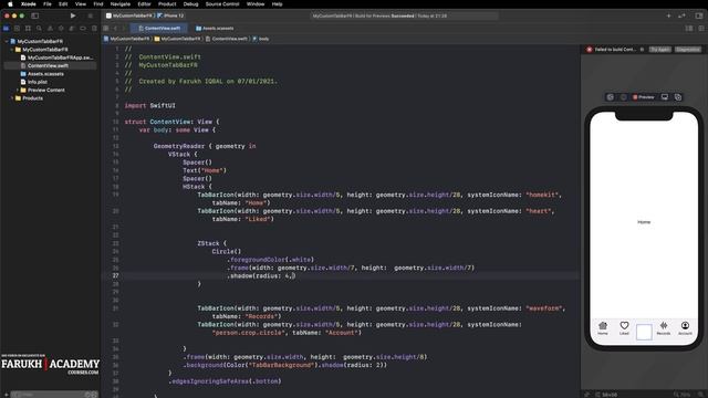 SwiftUI : Comment créer une barre d'onglets personnalisée ? смотреть онлайн