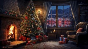 ? Легкая расслабляющая Джазовая музыка для сна ❄️ Зимний блюз для души ❄️ Красивый Джаз у камина