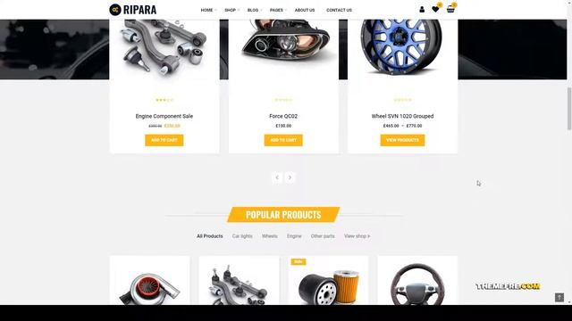 Ripara - Auto Repair and Car WooCommerce WordPress Theme dokan music shop Build Website смотреть онлайн