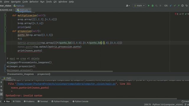 Curso visión por computadora en python, proyecciones 3d a 2d смотреть онлайн
