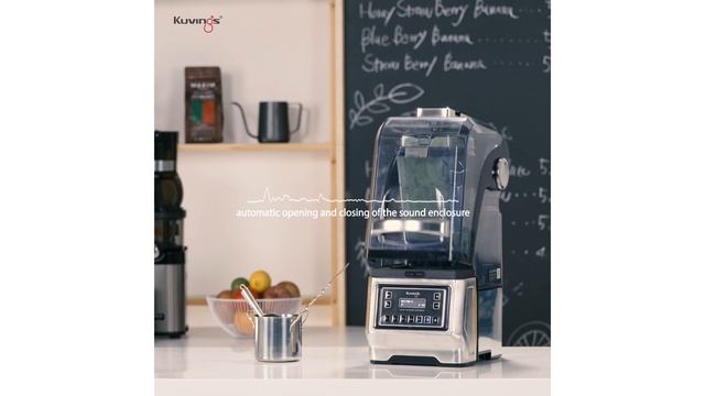 Kuvings Auto Vacuum Blender CB1000 | Automatic opening and closing of the sound enclosure?? смотреть онлайн
