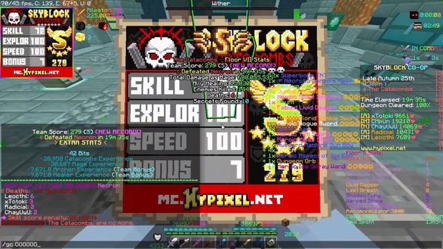 we DEFEATED NECRON (Floor 7) | Hypixel Skyblock Dungeons - The Catacombs смотреть онлайн