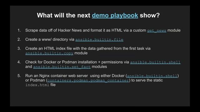 Bianca Henderson: Demystifying Custom Ansible Modules смотреть онлайн