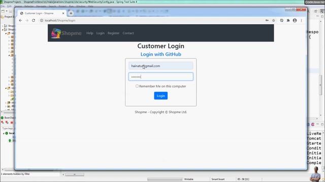 Spring Security Authentication Success Handler Example смотреть онлайн