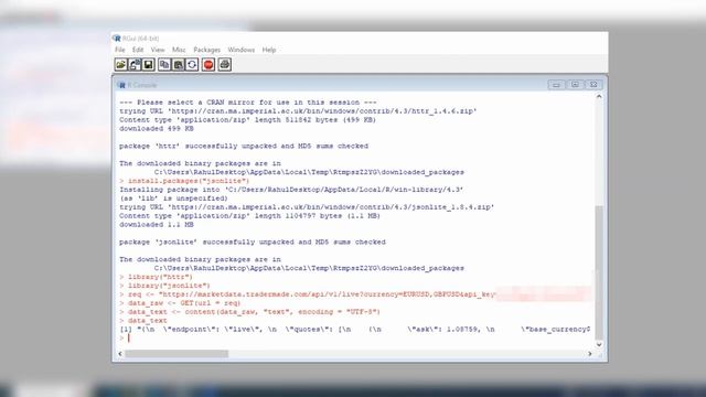 Get Forex and CFD Data in R (Integrate REST API in seconds!) смотреть онлайн