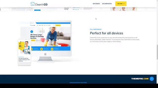 CleaninCO - Home Services WordPress Theme janitor cleaning company Minami смотреть онлайн