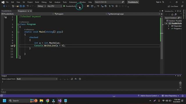 33 Checked and Unchecked keyword in c# | checked and unchecked exception in c# | checked exception смотреть онлайн