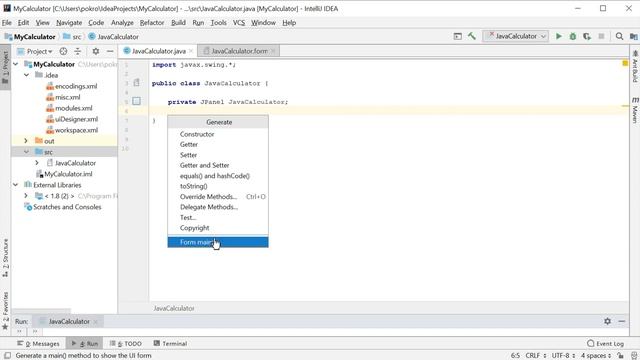 Java GUI Calculator with IntelliJ Part 2 смотреть онлайн
