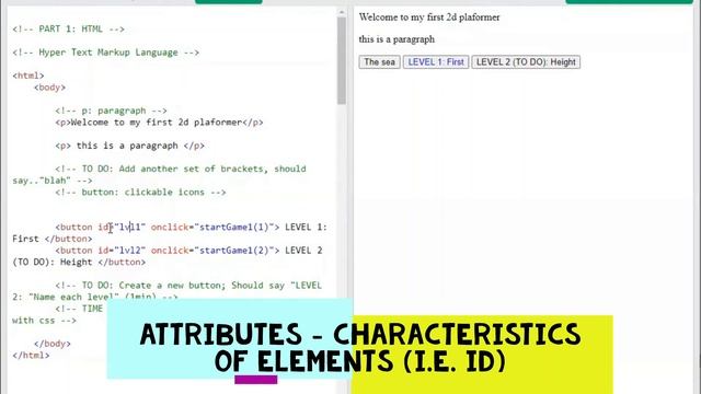 Make a 2d Platformer (and Learn Javascript!) смотреть онлайн