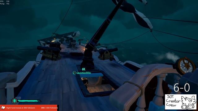 Cheater struggles to sink 200 ping brig Sea of Thieves смотреть онлайн