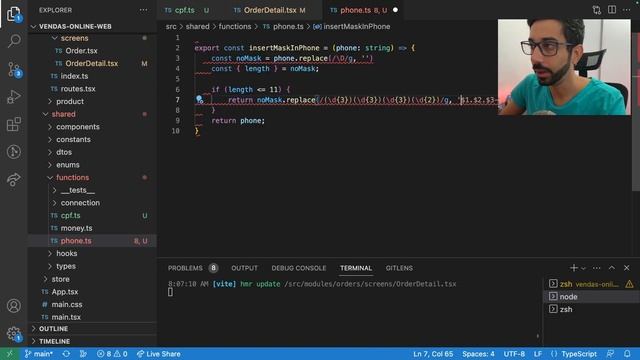 #react [Aula 65] - Inserir máscara para CPF, telefone e CEP смотреть онлайн