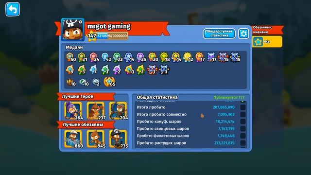 Почему MRGOT разочарован в игровой статистике в игре Bloons TD 6 смотреть онлайн