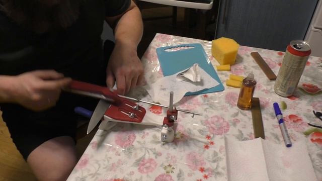 Заточка на винтажных камнях. Экстремально остро на раз два. смотреть онлайн