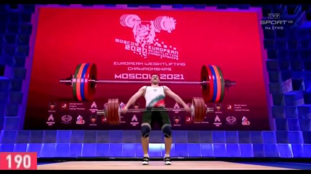 Hristo Hristov (BUL)- all attempts | 2021 European Weightlifting Championships Russia, Men 109 kg смотреть онлайн