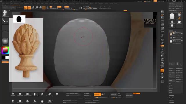 Zbrush ornament tutorial смотреть онлайн