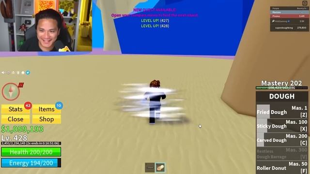 LVL 1 Noob To Max Awakening Dough Fruit In Blox Fruits