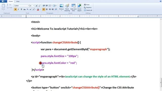 JAVA SCRIPT HOW TO CHANGE CSS ATTRIBUTE DEMO смотреть онлайн