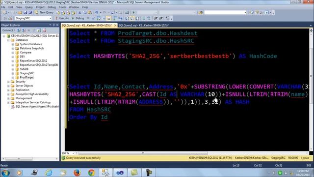 SSIS Incremental Load - Data Hashing Approach смотреть онлайн