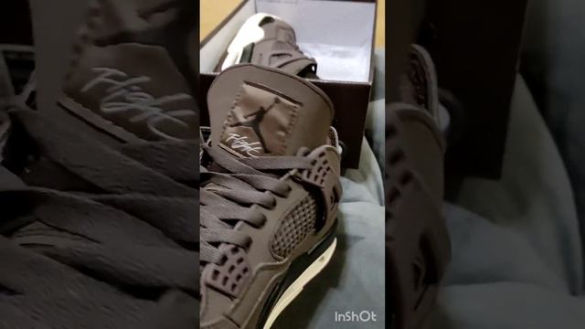 Кроссовки зимние Air Jordan 4 RETRO Coffee