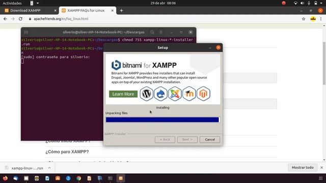 Como descargar e instalar el Servidor Xampp en Ubuntu 20.10 y Manjaro Linux смотреть онлайн