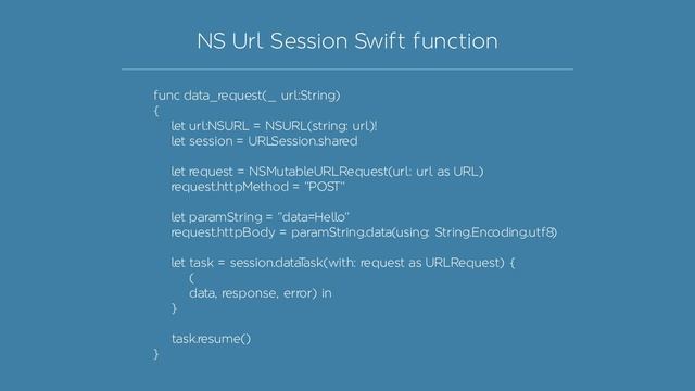 Swift 3: send data with an HTTP POST request to a web server using NSUrlsession in iOS смотреть онлайн