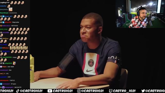 CASTRO REACTS TO PSG FINDING OUT THEIR FIFA RATINGS! смотреть онлайн