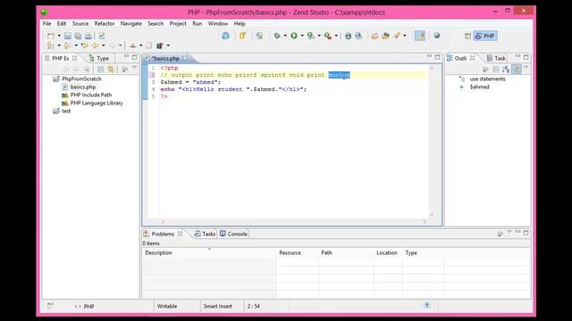 Lesson 5 : Output - print - echo - printf - sprintf смотреть онлайн