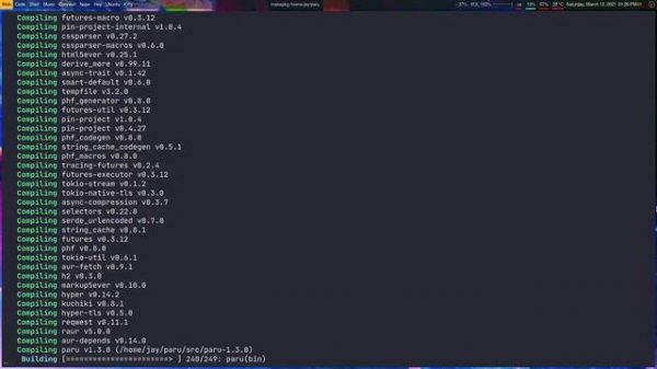 arch linux installation - live